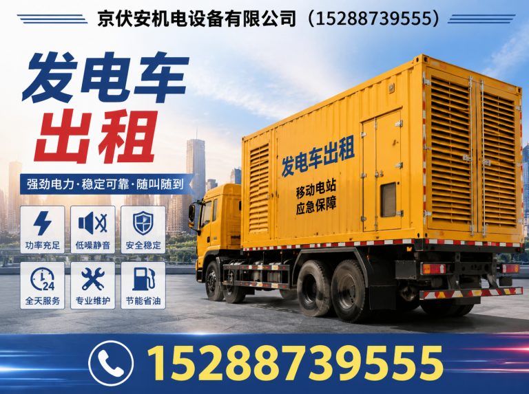 孝感发电机租赁展示图