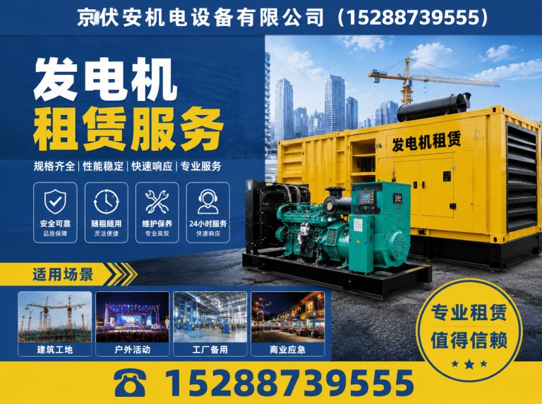 孝感发电车出租展示图