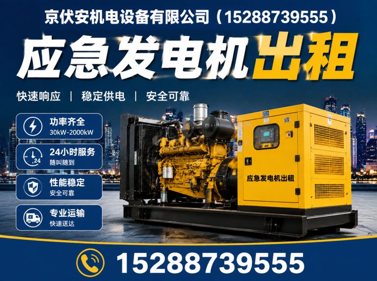 孝感发电车租赁展示图