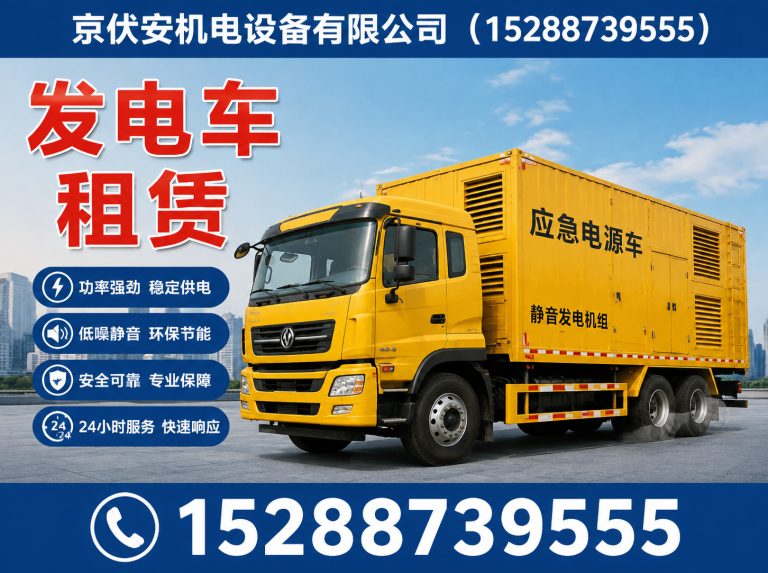 孝感应急发电机出租展示图